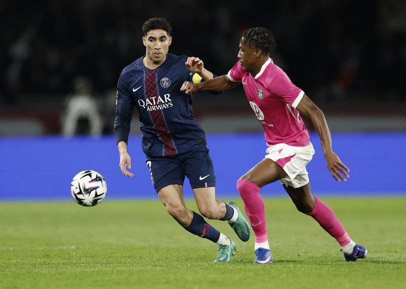 PSG,  Hakimi,  Dembele anh 1