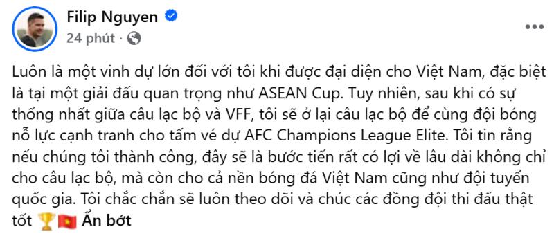 Filip vang mat anh 1