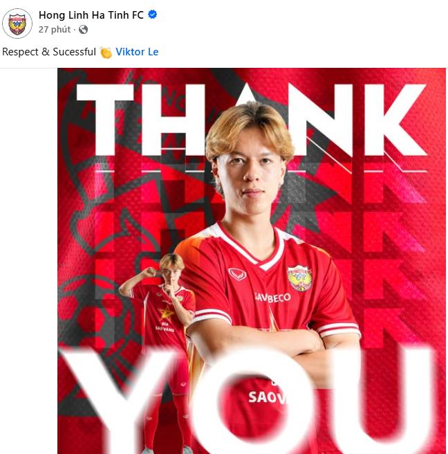 Lê Viktor rời Hà Tĩnh ảnh 1