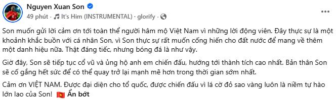 Nguyễn Xuân Son chấn thương ảnh 1